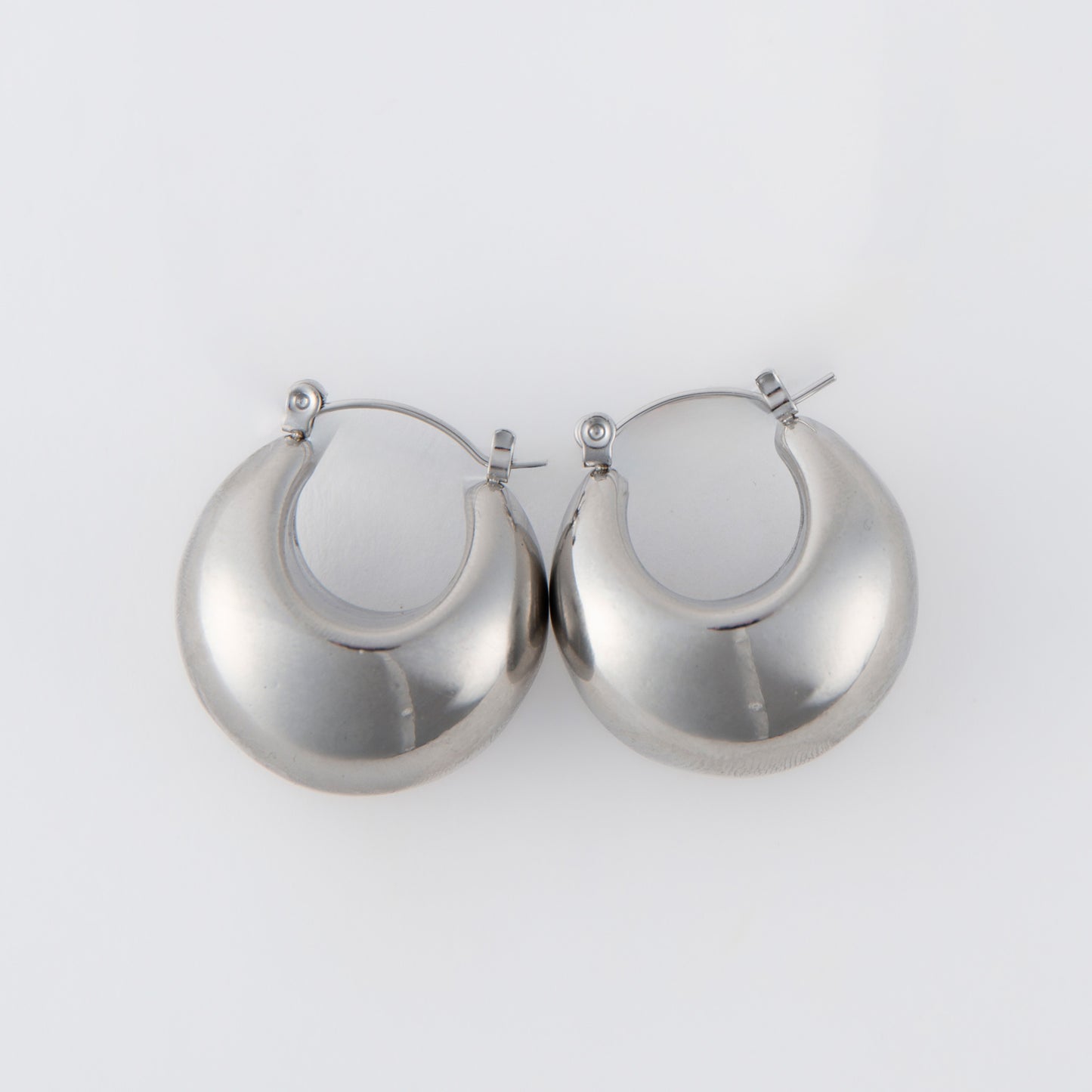 Narelle Waterproof Bowl Hoop Earrings