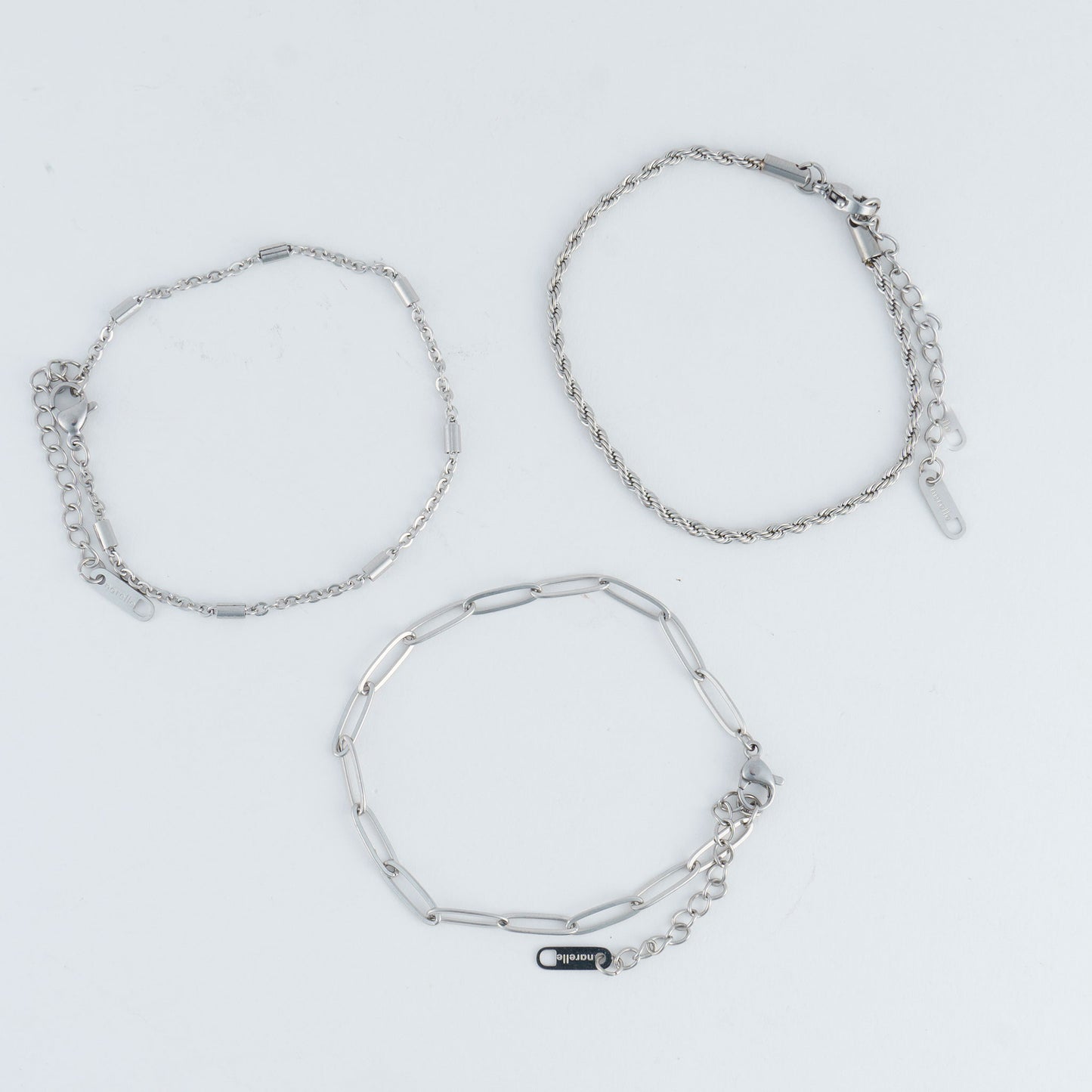 Narelle Waterproof Twisted Chain Bracelet Set