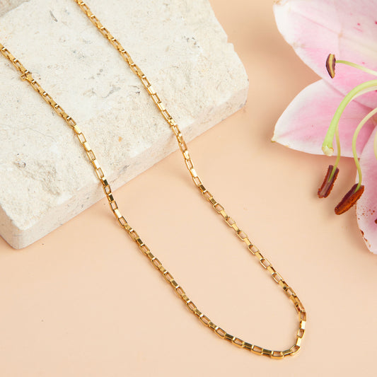 Narelle Waterproof Box Chain Necklace