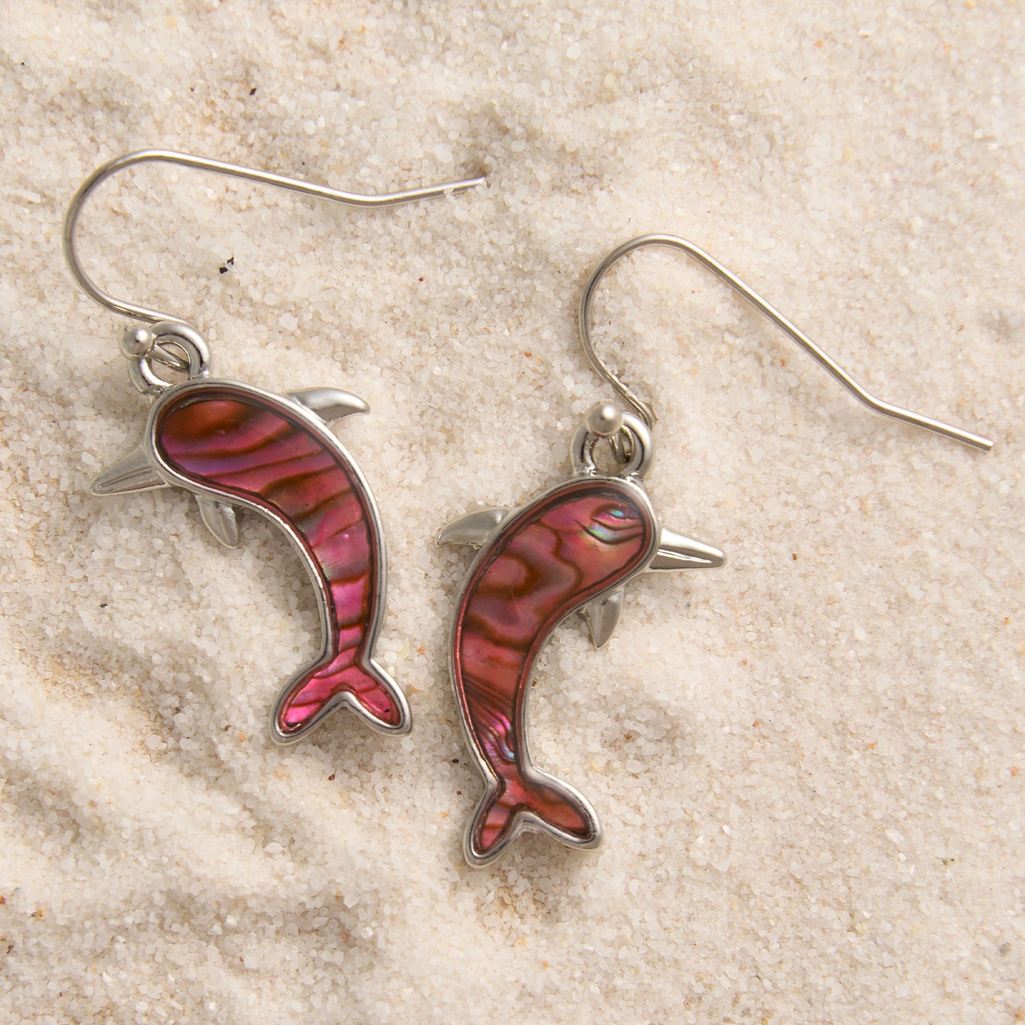 Abalone Icon Drop Earrings