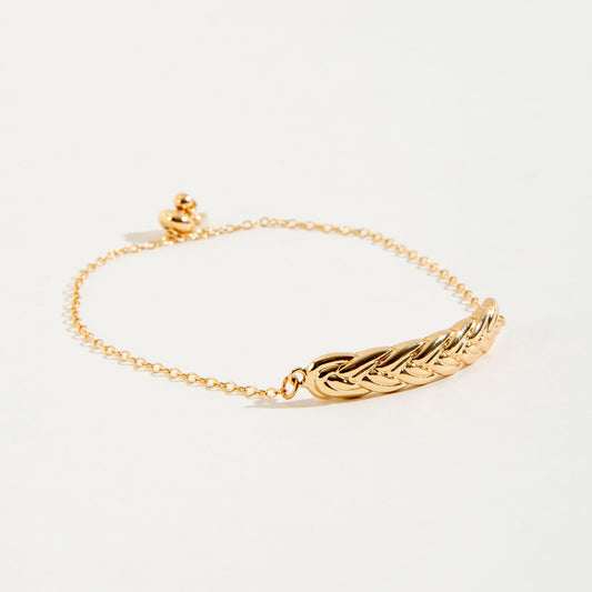 Cecelia Braided Bar Bracelet