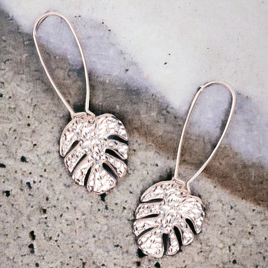 Cici Palm Tree Leaf Earrings