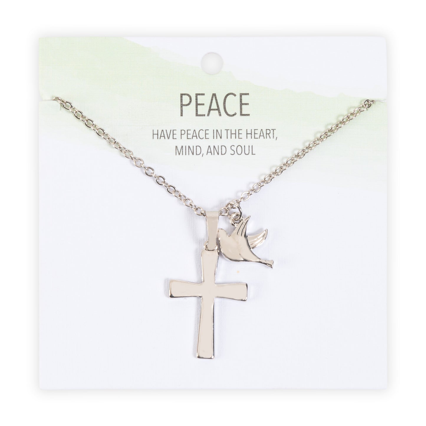 Carey Peace Pendant Necklace