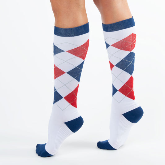 4th of July Knee High 15-20mmHg Compression Socks