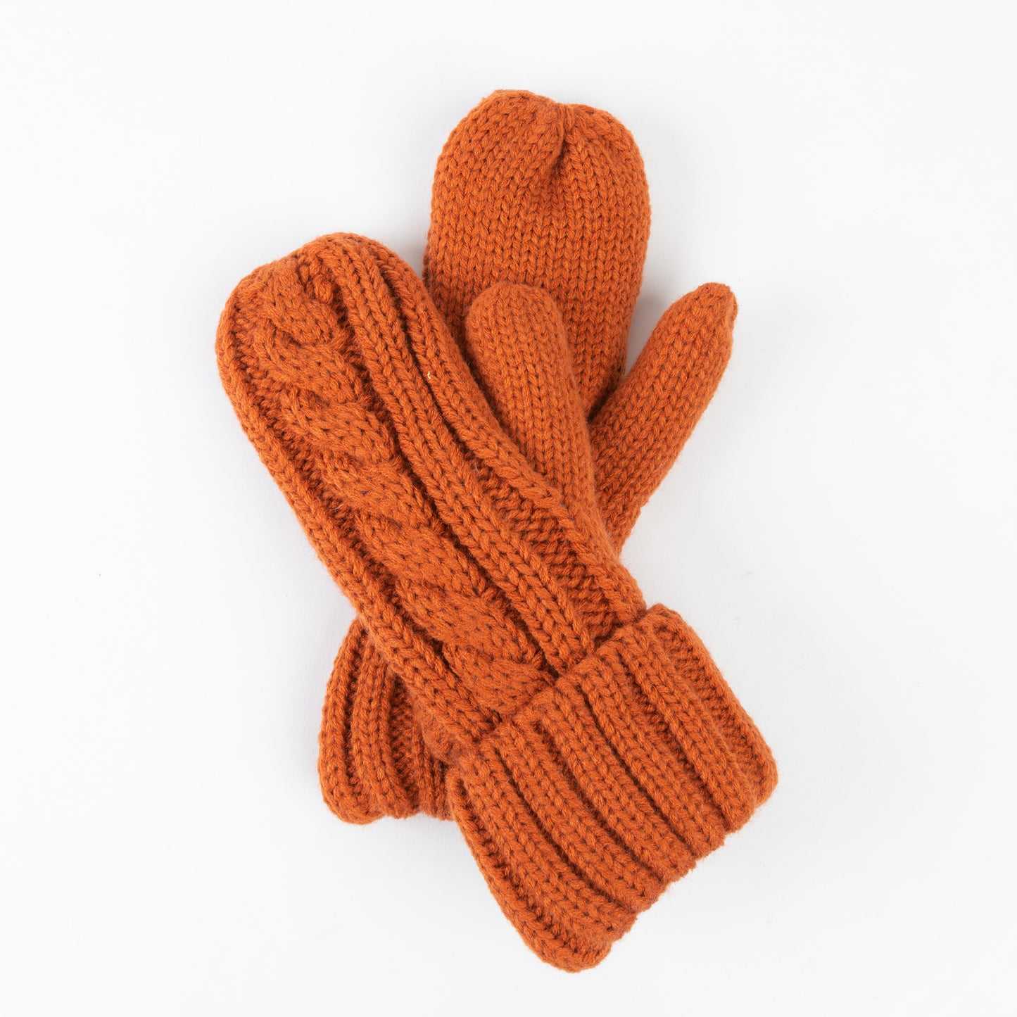 Sierra Cable Knit Fleece Lined Mitten