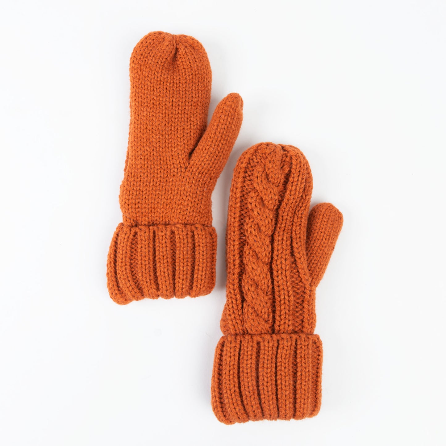 Sierra Cable Knit Fleece Lined Mitten