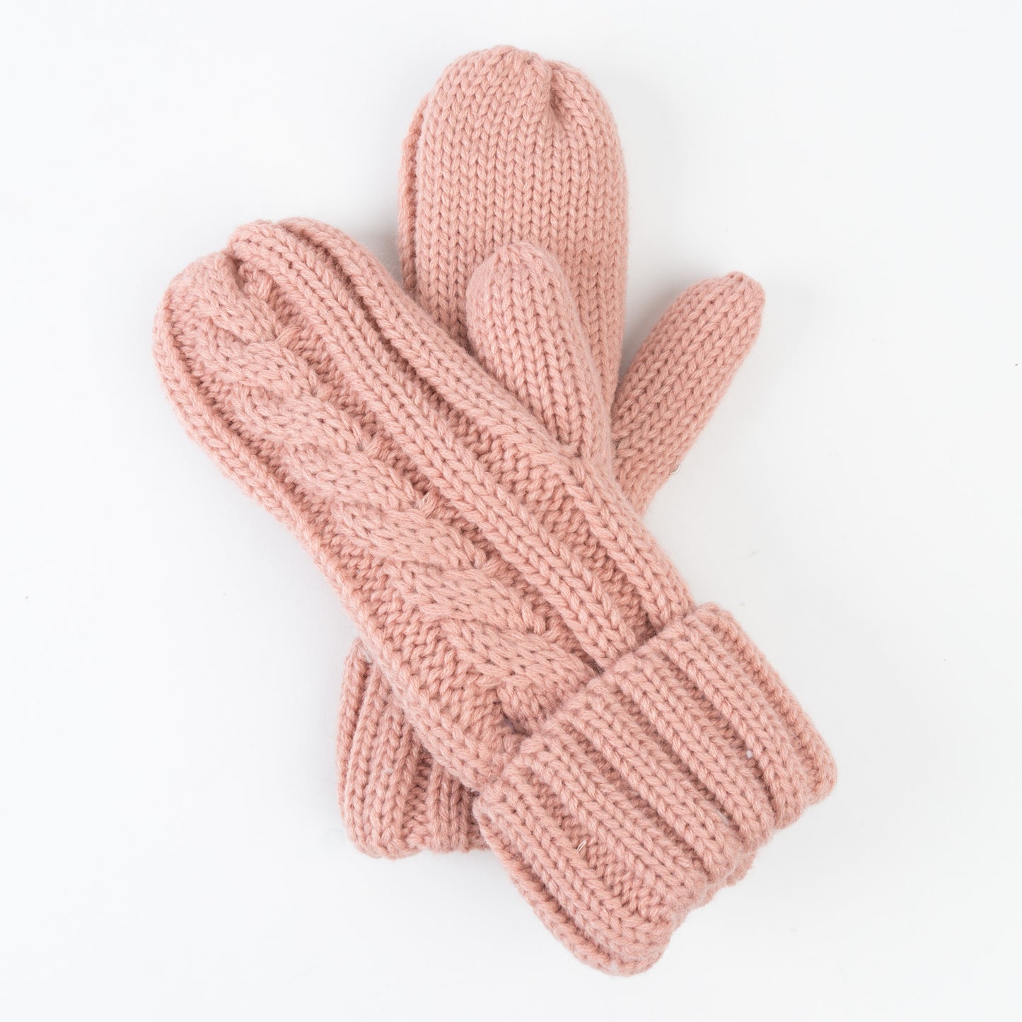 Sierra Cable Knit Fleece Lined Mitten