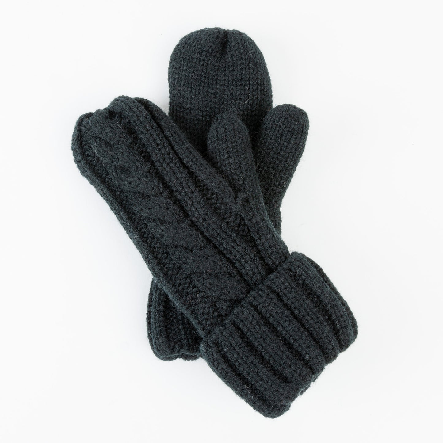 Sierra Cable Knit Fleece Lined Mitten