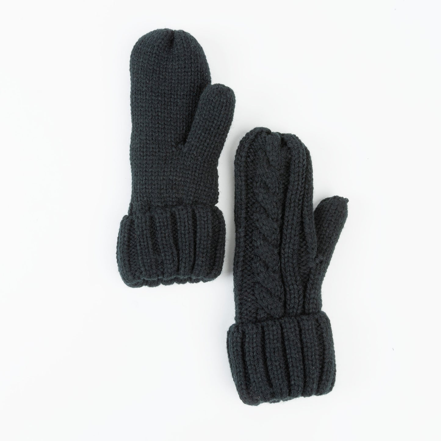 Sierra Cable Knit Fleece Lined Mitten