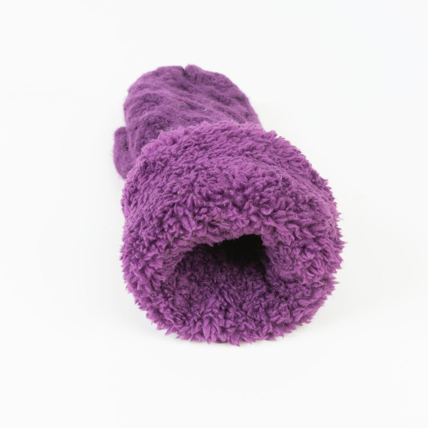 Brittin Knit Sherpa Cuff Mittens