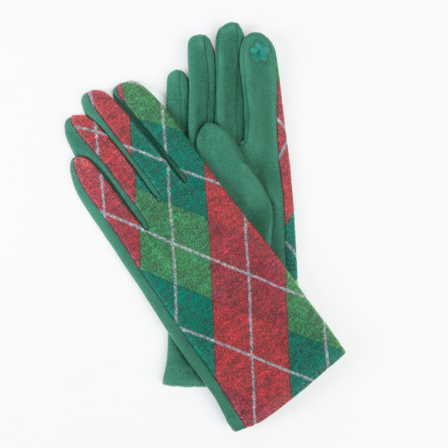 Clara Christmas Plaid Gloves