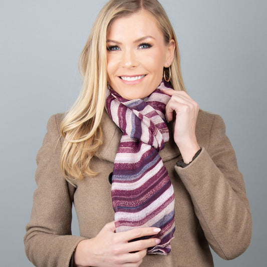 Dayton Lightweight Striped Scarf