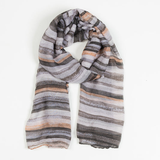 Dayton Lightweight Striped Scarf