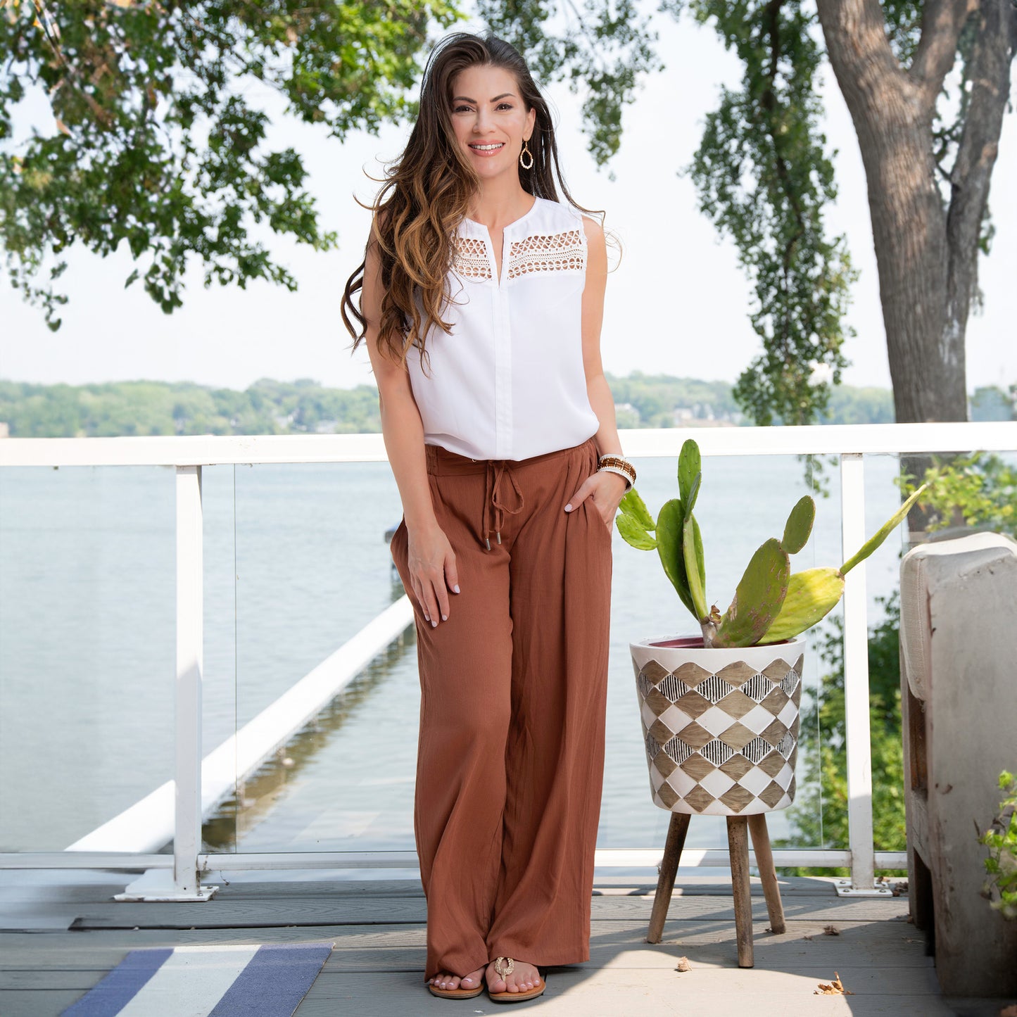 Riva Adjustable Wide Leg Pant