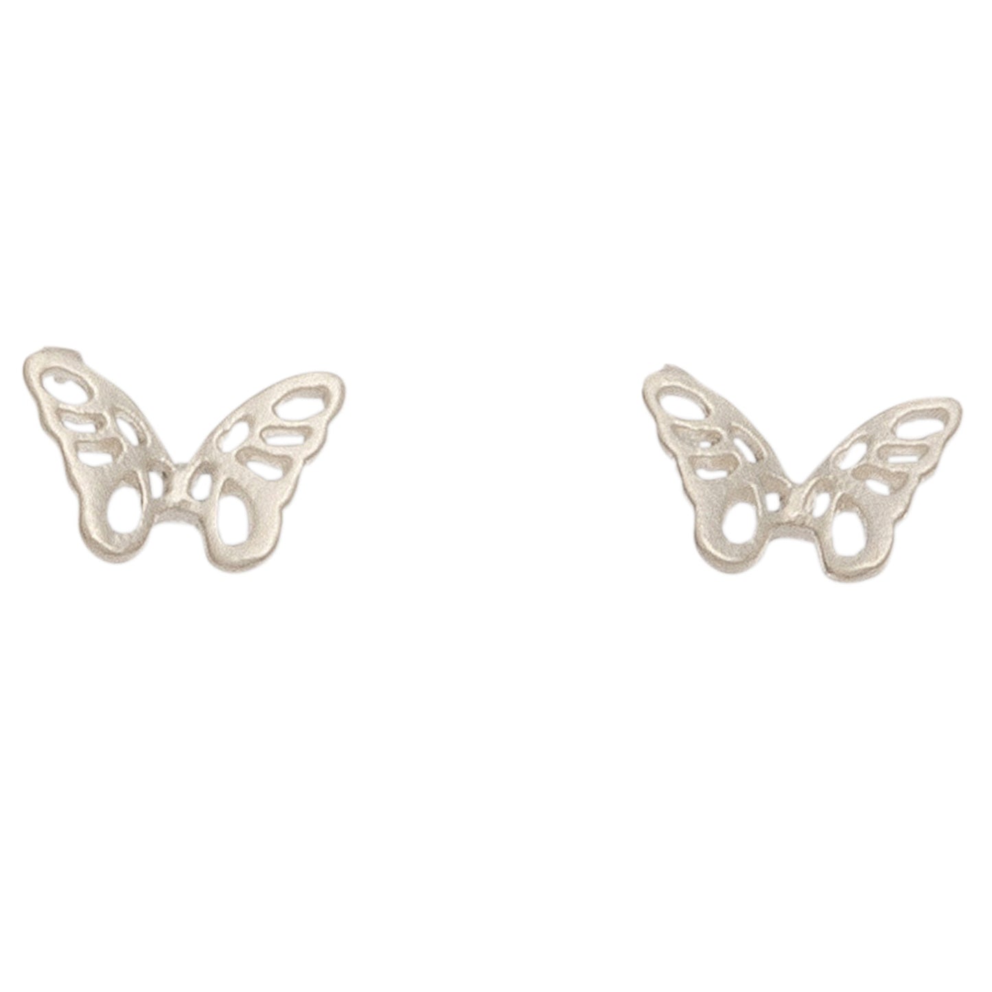 Stud Buds Butterfly-Sil