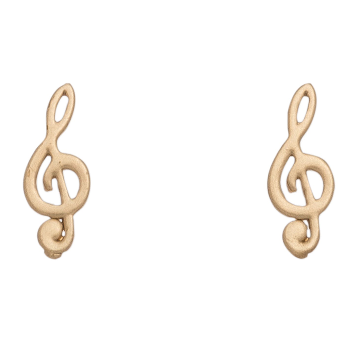 Stud Buds Treble Clef-Gld