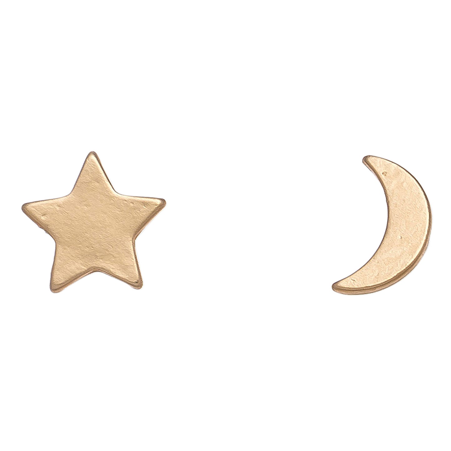 Stud Buds Moon/Star-Gld