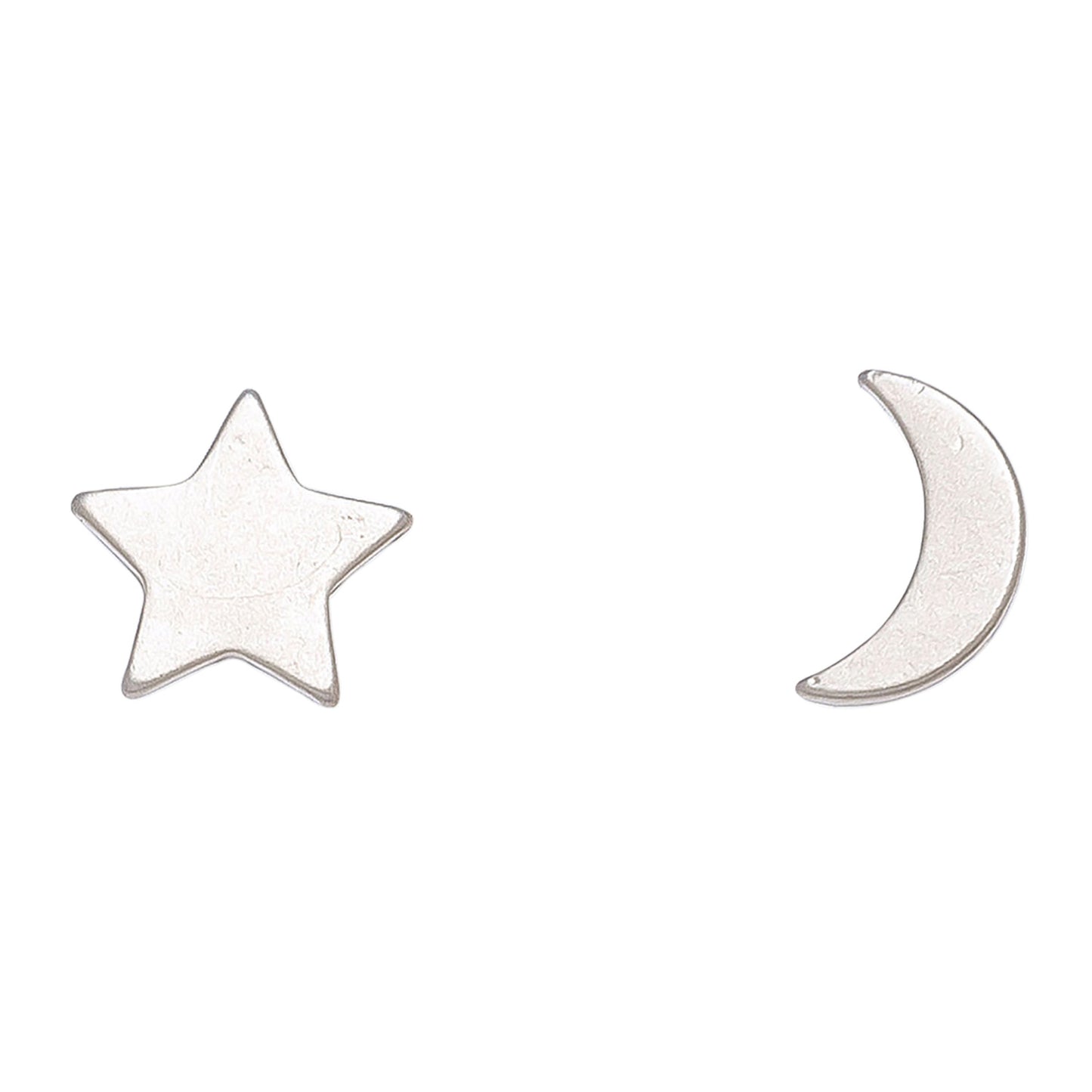 Stud Buds Moon/Star-Sil