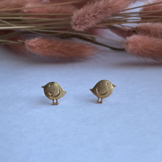 Birdie Stud Bud Earrings