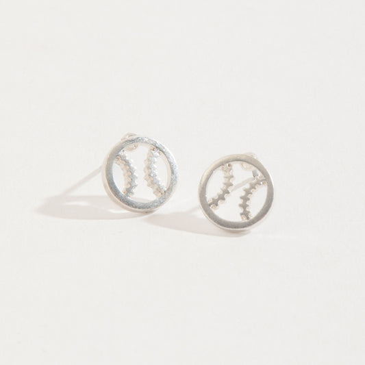 Baseball Stud Buds Earrings