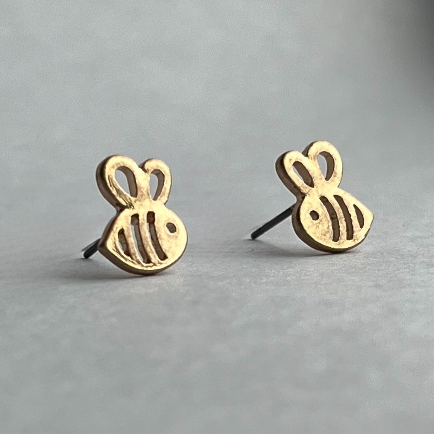 Bumblebee Stud Bud Earrings