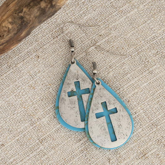 Beki Cross Earrings