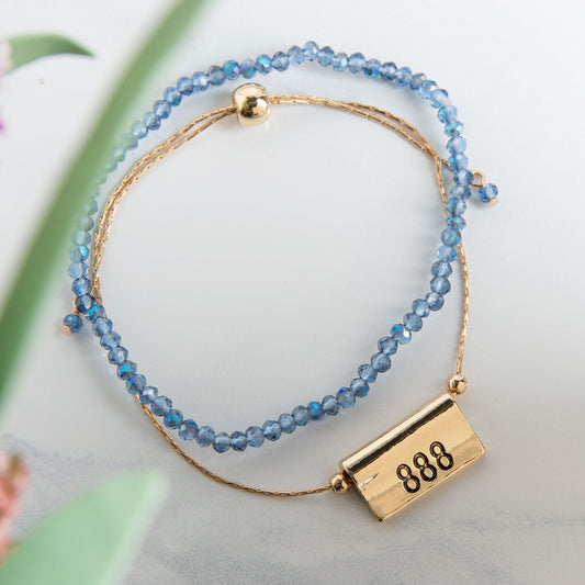 888 Balance Angel Numbers Bracelet