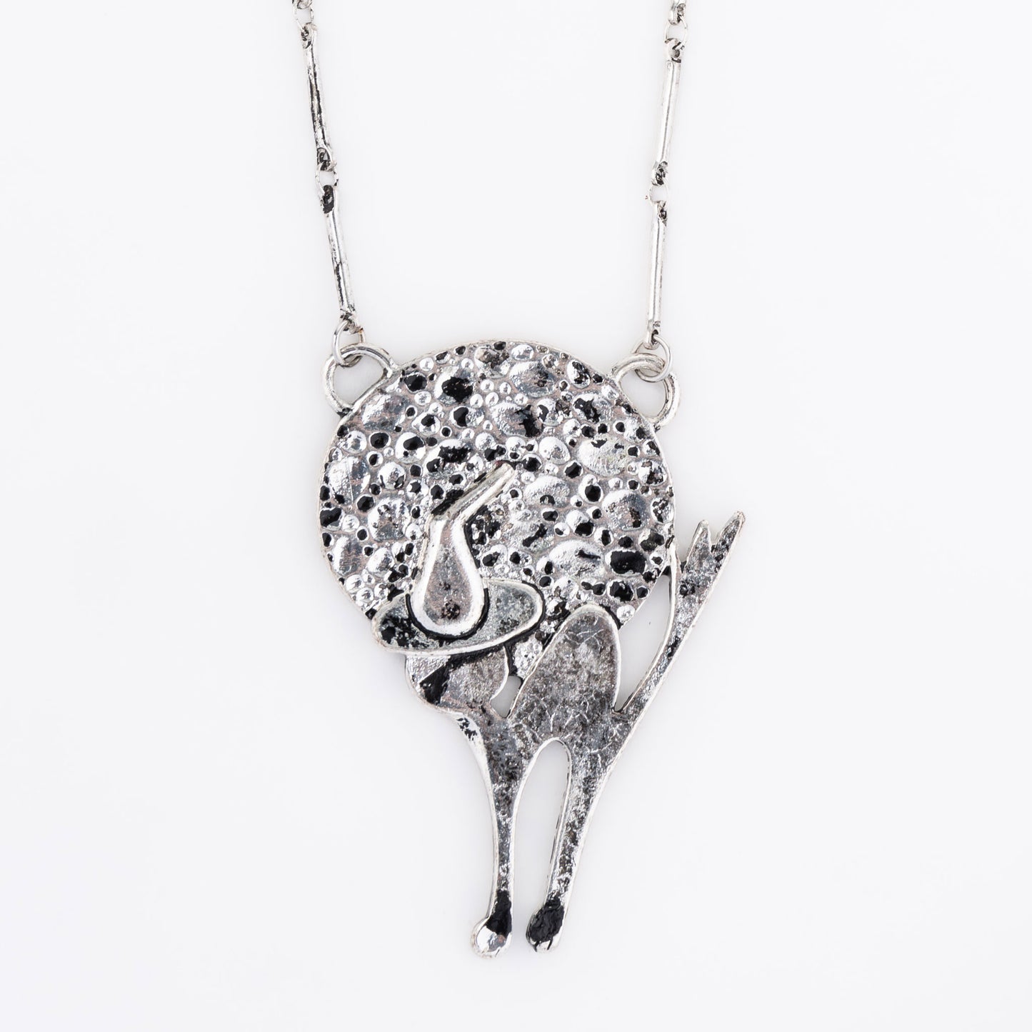 Sanderson Moon & Cat Pendant Necklace