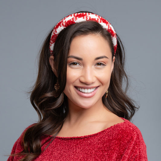 Camilla Plaid Boucle Headband