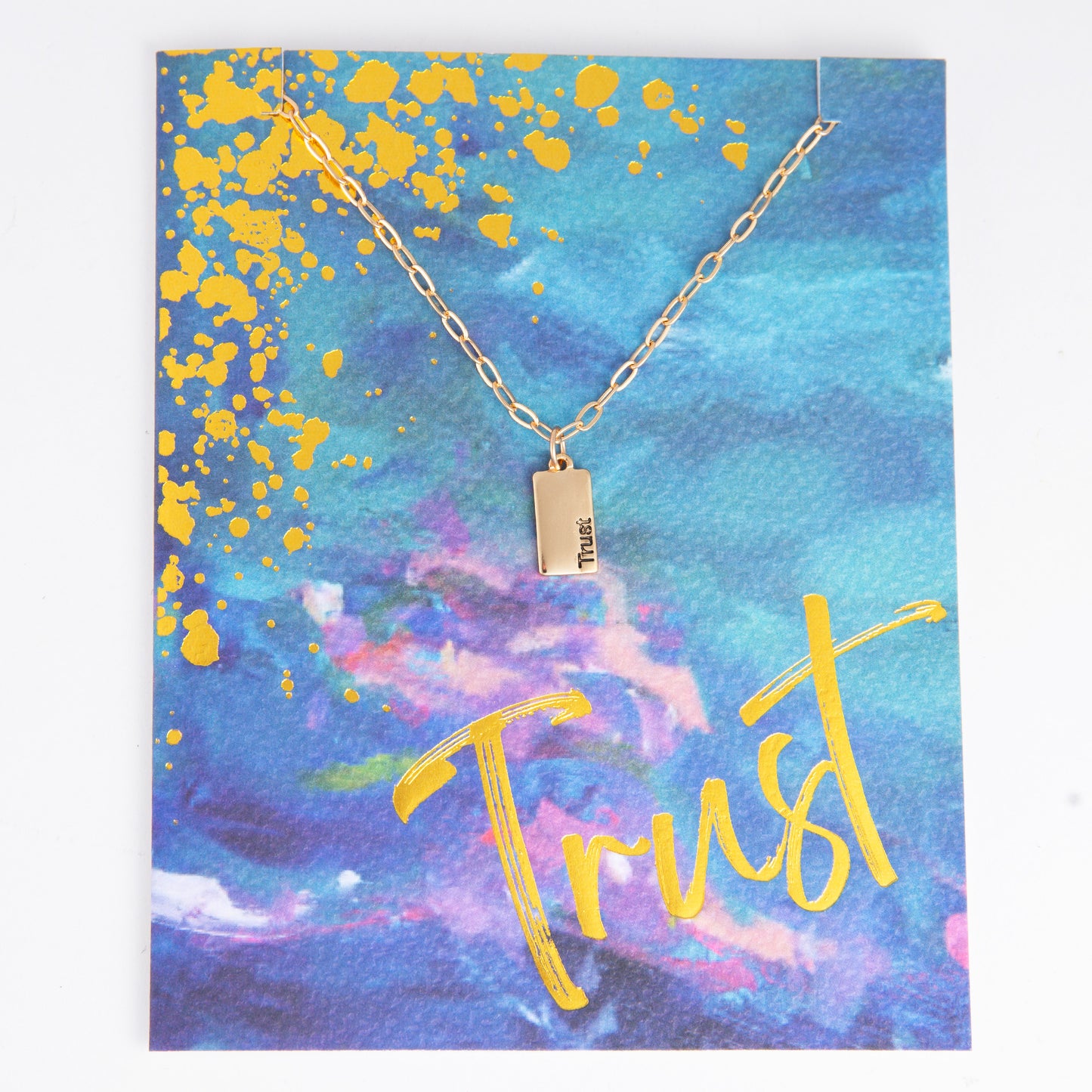 Amira Trust Greeting Card with Pendant Necklace