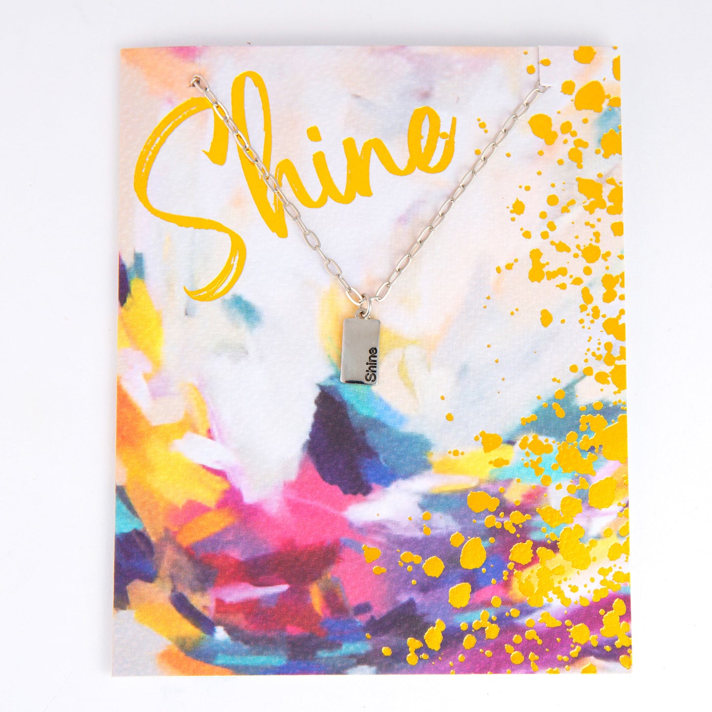 Amira Shine Greeting Card with Pendant Necklace