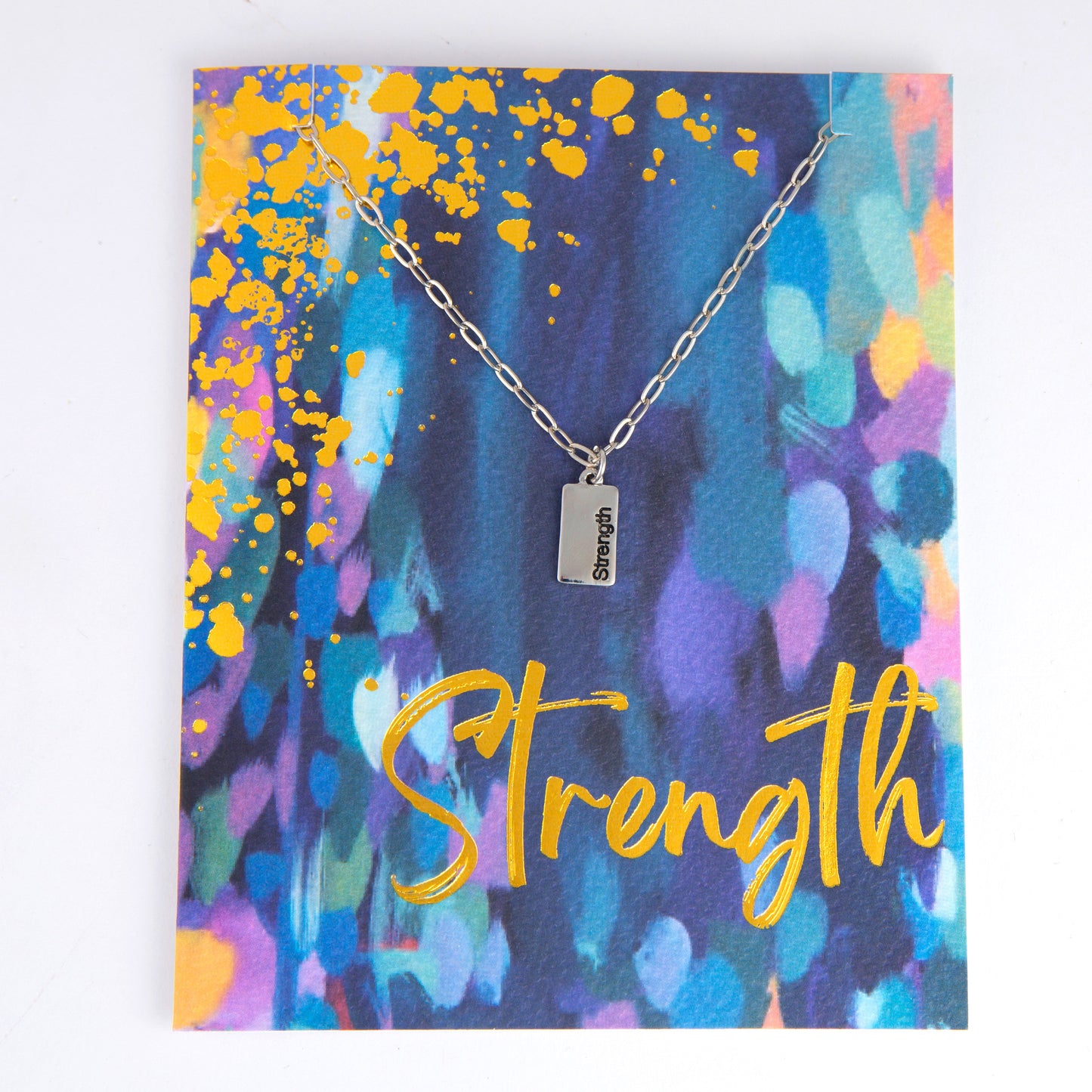 Amira Strength Greeting Card with Pendant Necklace