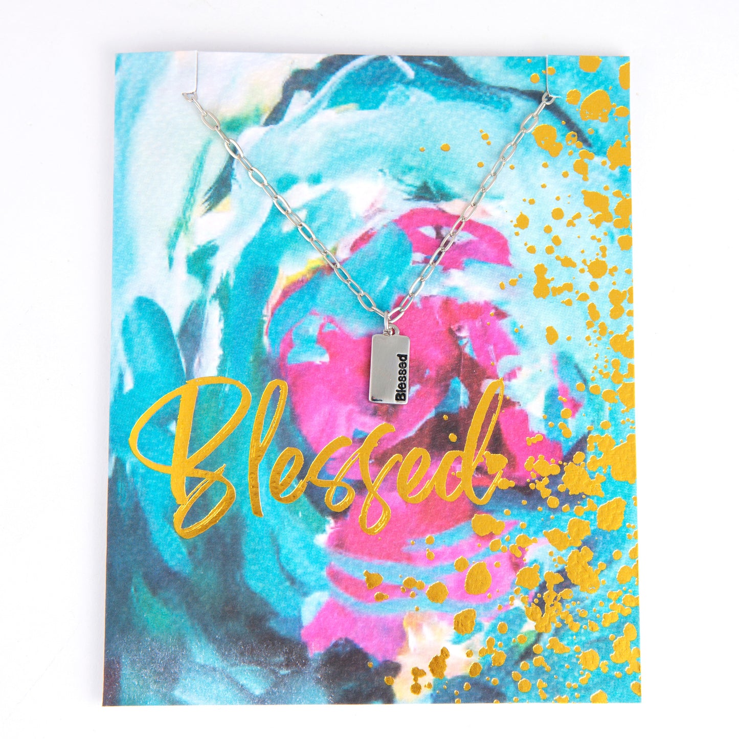 Amira Blessed Greeting Card with Pendant Necklace