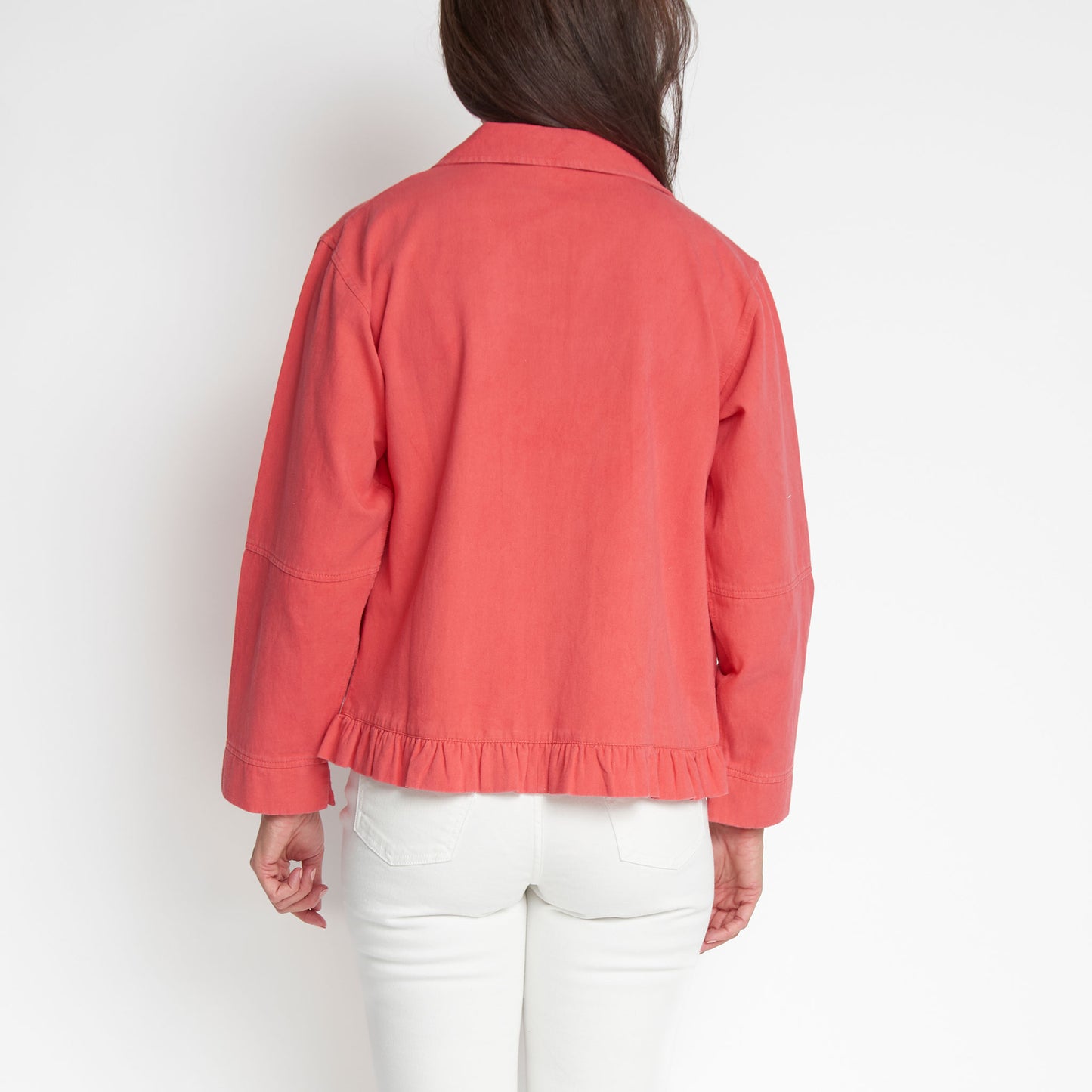 Billie Lightweight Button Up Cotton Twill Jacket