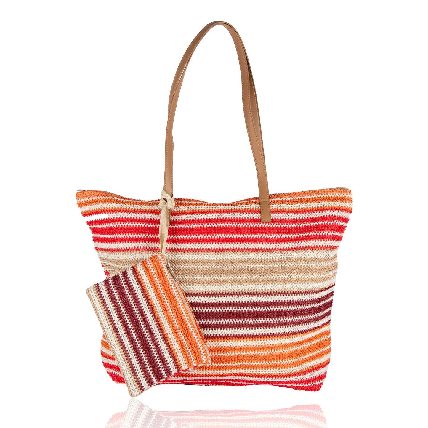 Dominica Striped Beach Tote