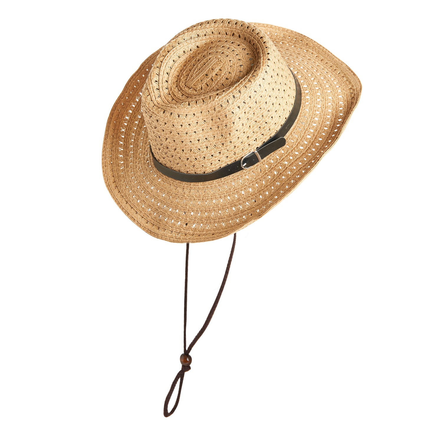 Kiki Woven Belted Drawstring Sun Hat