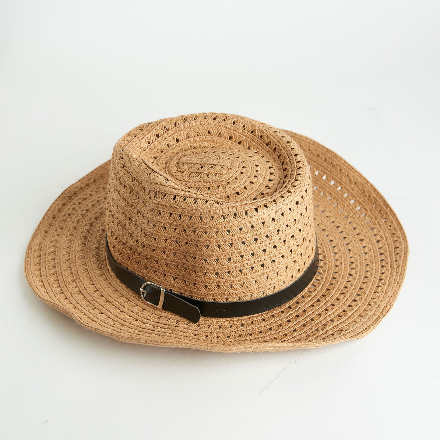 Kiki Woven Belted Drawstring Sun Hat