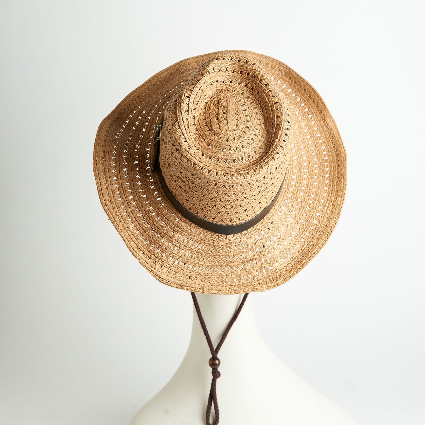 Kiki Woven Belted Drawstring Sun Hat