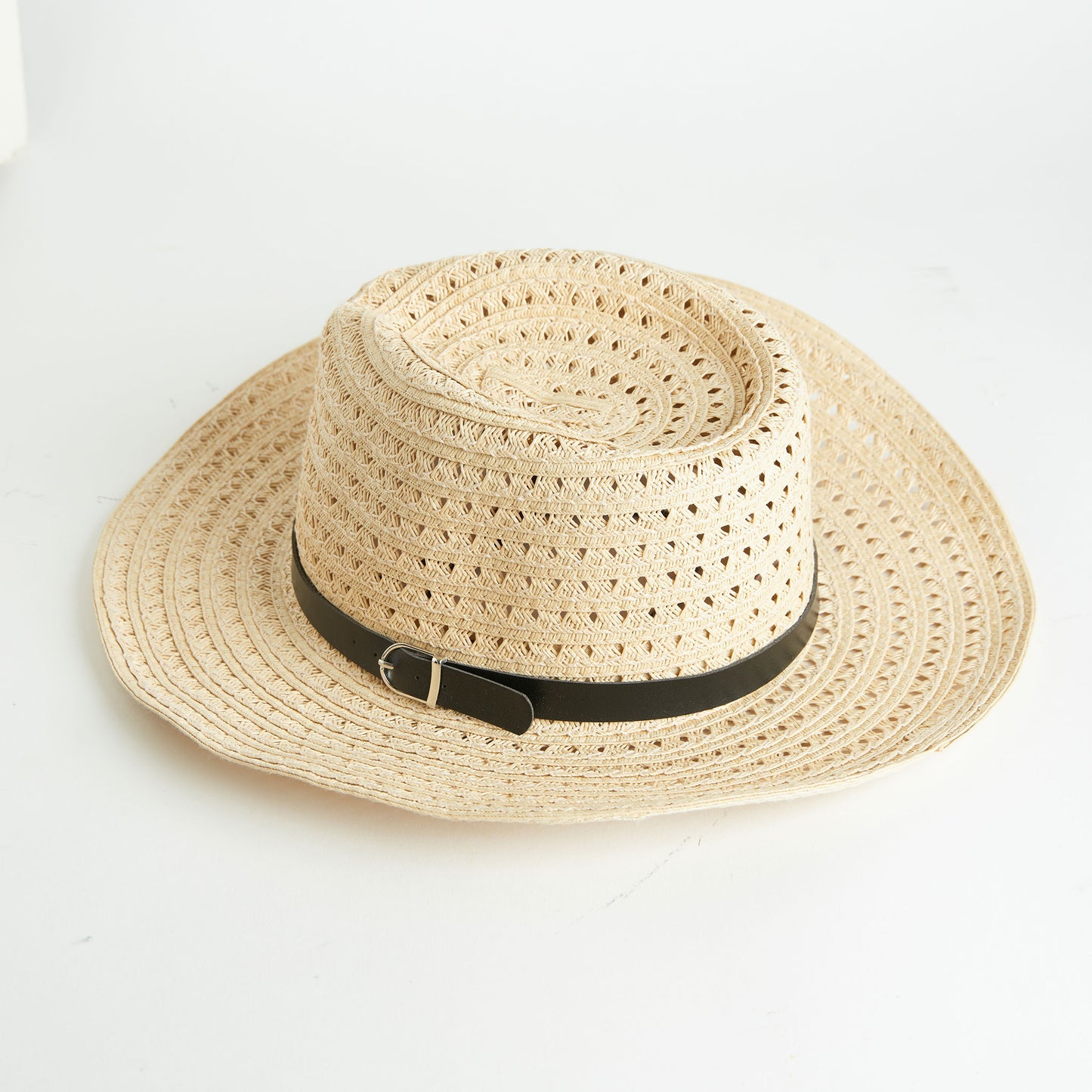 Kiki Woven Belted Drawstring Sun Hat