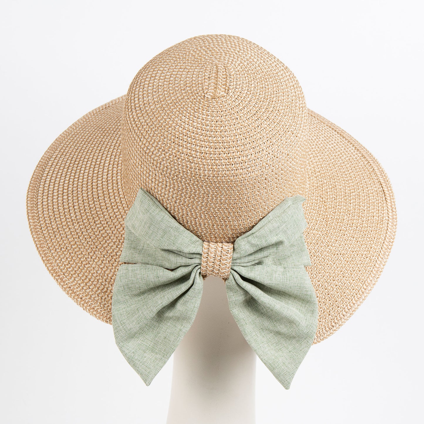 Zaya Boho Ponytail Sun Hat with Bow