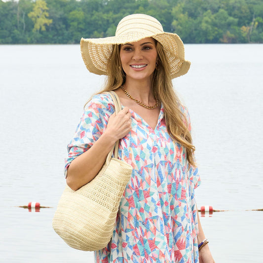 Seona Woven Wide Brim Sun Hat