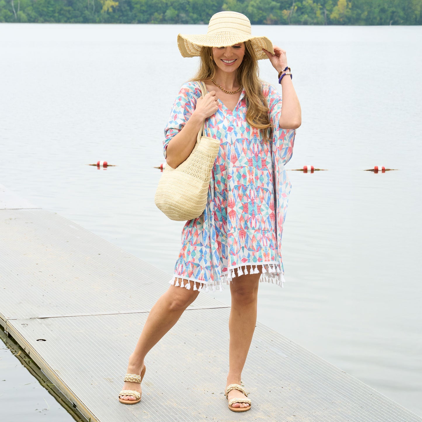 Seona Woven Wide Brim Sun Hat