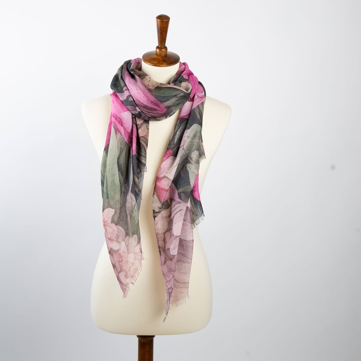 Embry Bold Floral Lightweight Scarf