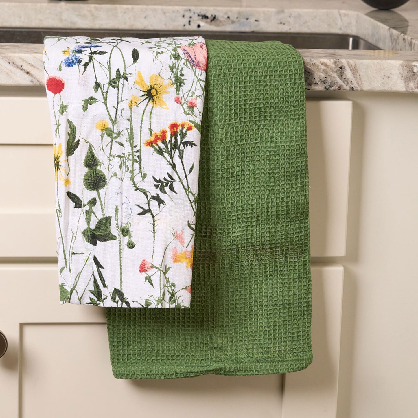 3 Piece Spring Meadow Kitchen Tea Towel Set