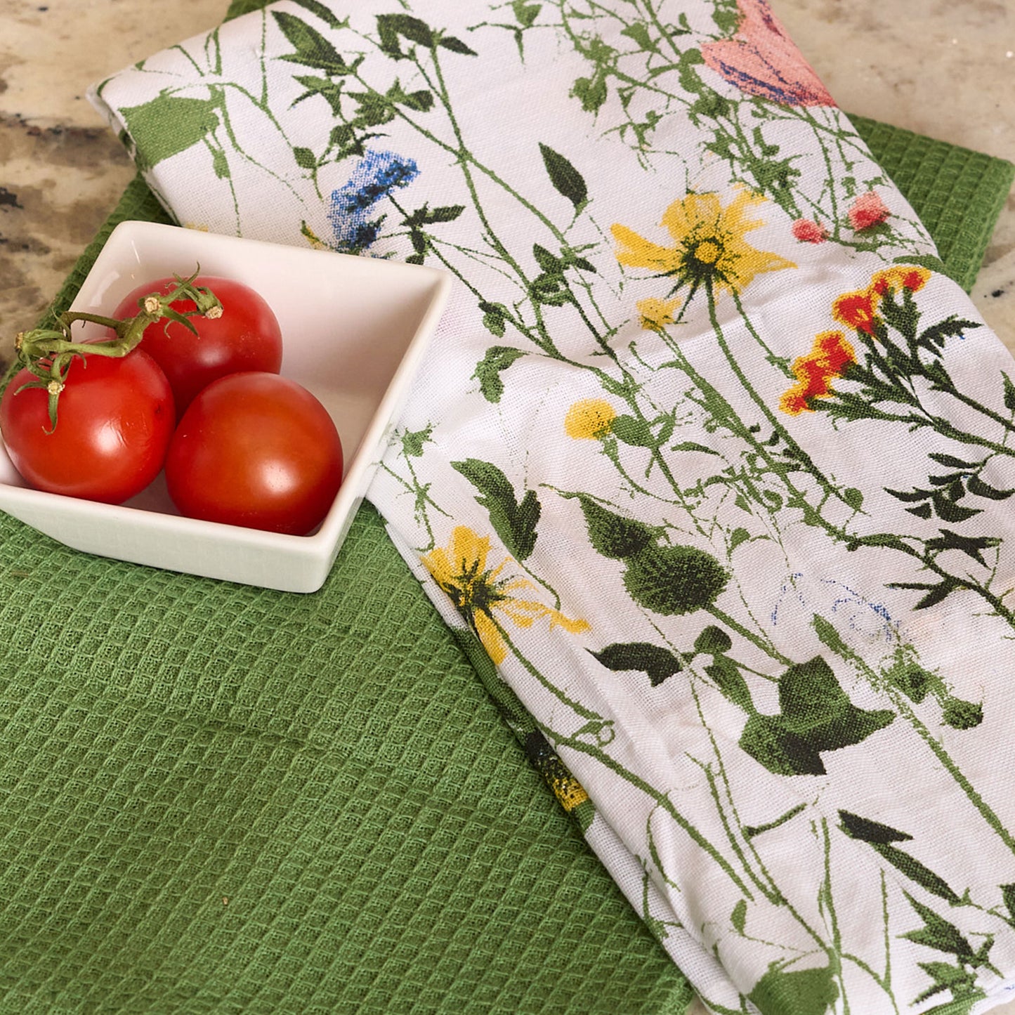 3 Piece Spring Meadow Kitchen Tea Towel Set